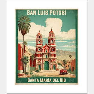 Santa Maria del Rio San Luis Potosi Mexico Vintage Tourism Travel Retro Posters and Art